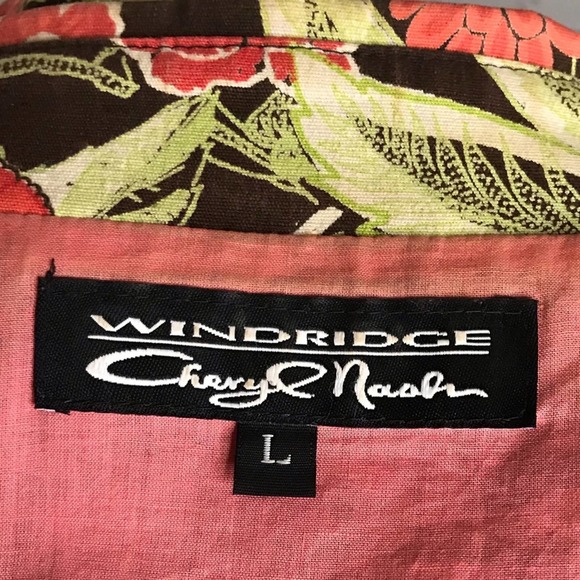 Cheryl Nash Windridge Vintage Floral Jacket Large - Picture 11 of 13